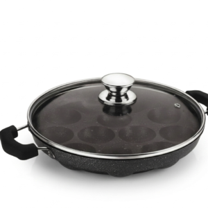 arham appam maker with glass lid plain white background